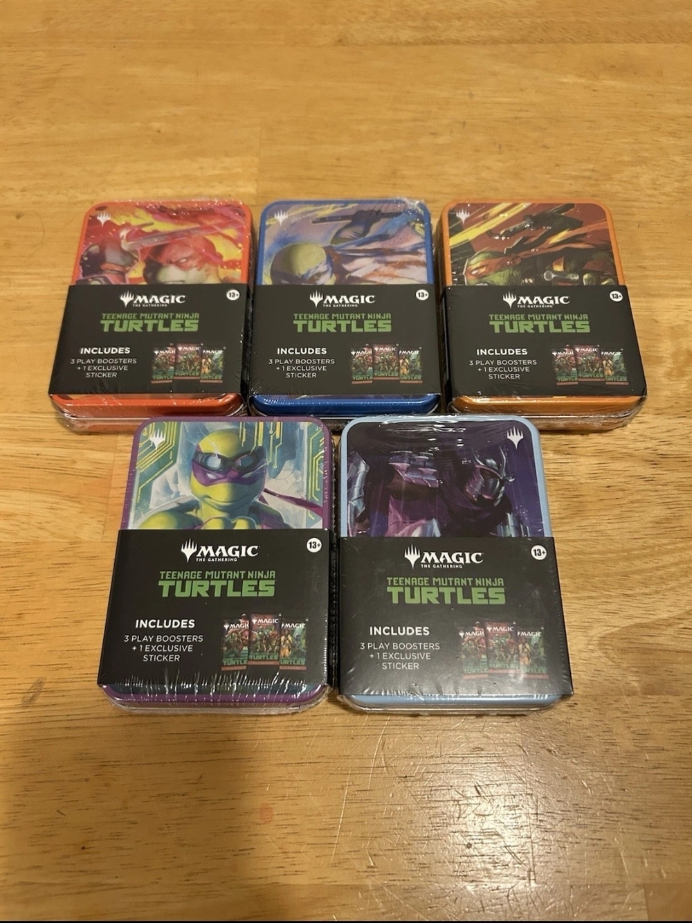 Magic: The Gathering: Teenage Mutant Ninja Turtles Complete Tin Set 5/5